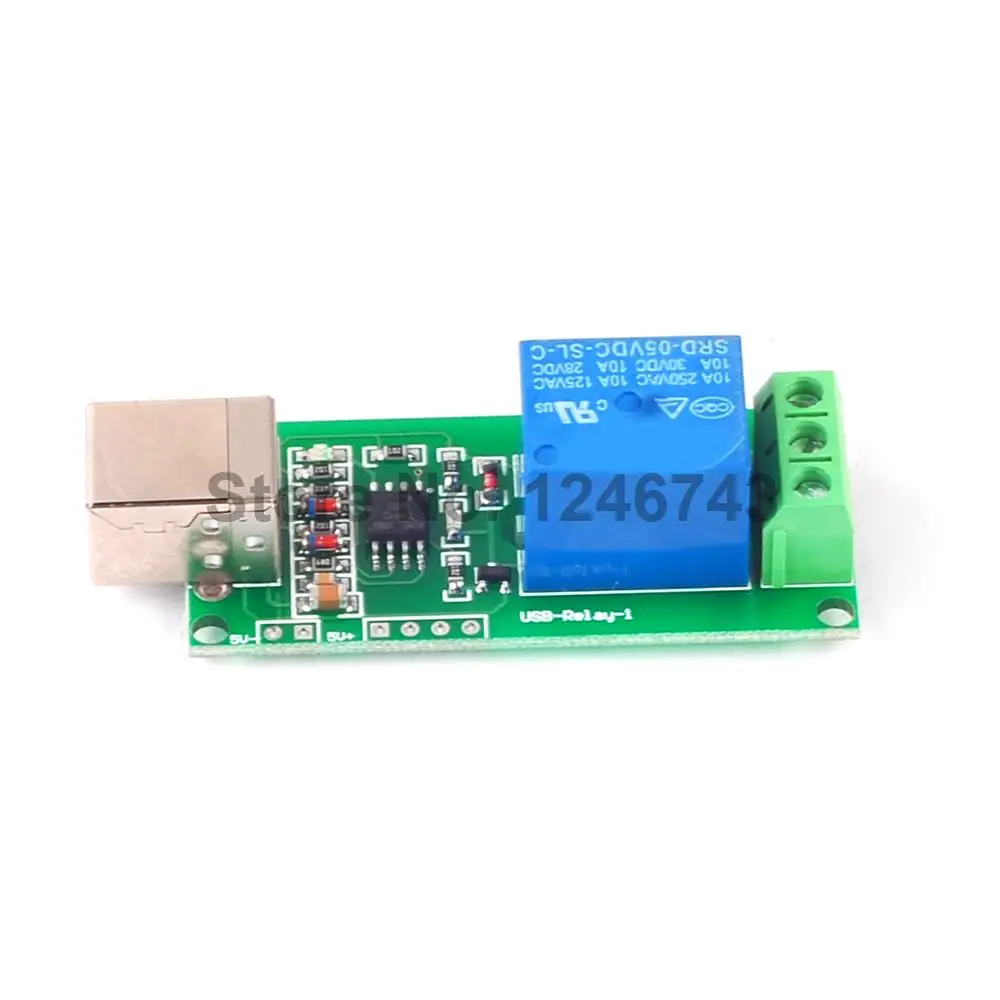 1 канал USB реле 5V программируемый компьютерный контроль для умного дома 1CH Модуль