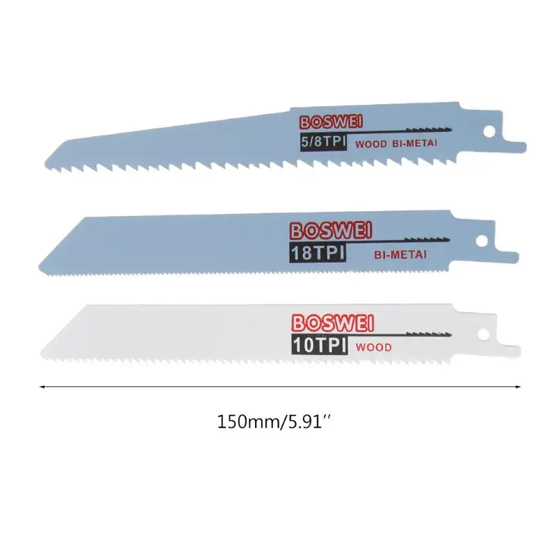 12 шт./компл. поршневые пилы лезвия Sharp Набор для резка Древа и металла Деревообработка Инструмент Детская безопасность 6 ''дерево металла