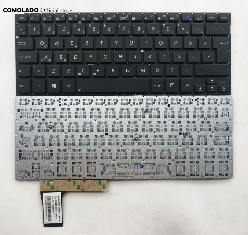 TR Turkish Keyboard For ASUS Taichi 31 Taichi31 Black Without Frame Laptop Keyboard TR layout
