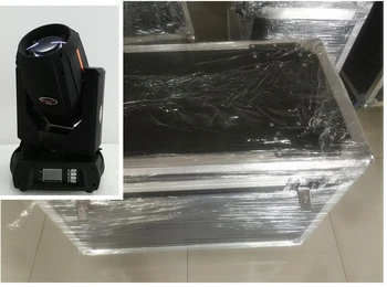 

2 pz/lotto con un flight case per 2 luci sharpy 17r fascio capo commovente 350 w luce per discoteca dj mostra