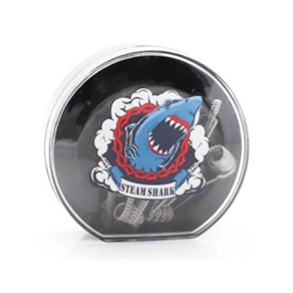 

10PCS/Pack vapethink Steam Shark Frame Clapton Prebuilt Coil heating wire for electronic cigarette atomizer pk geekvape 6 in 1