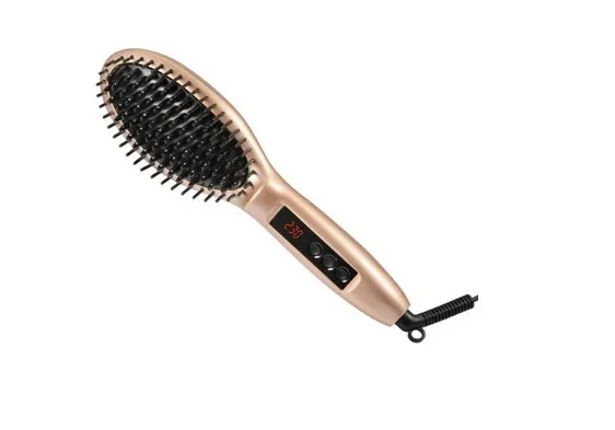 smart brush hair straightener