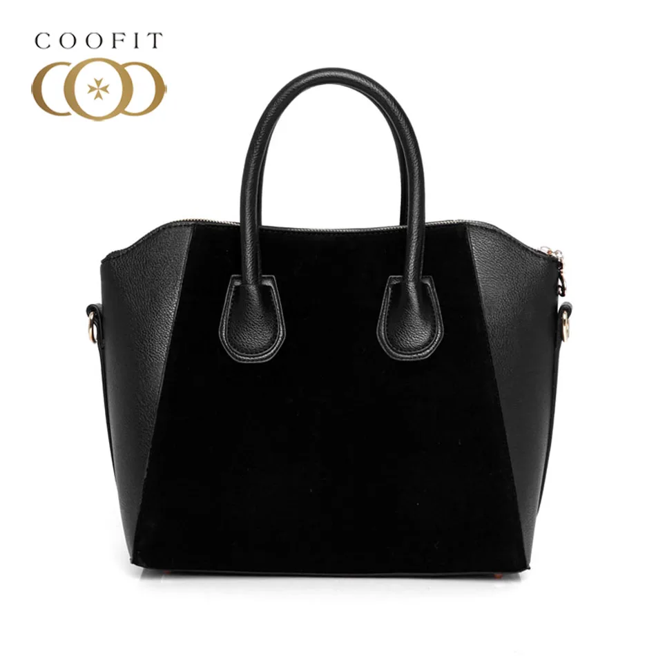 

Coofit Simple Womens Handbag Fashionable PU Leather Shell Bag High Quality Large Capacity Crossbody Shoulder Bag For Office Lady
