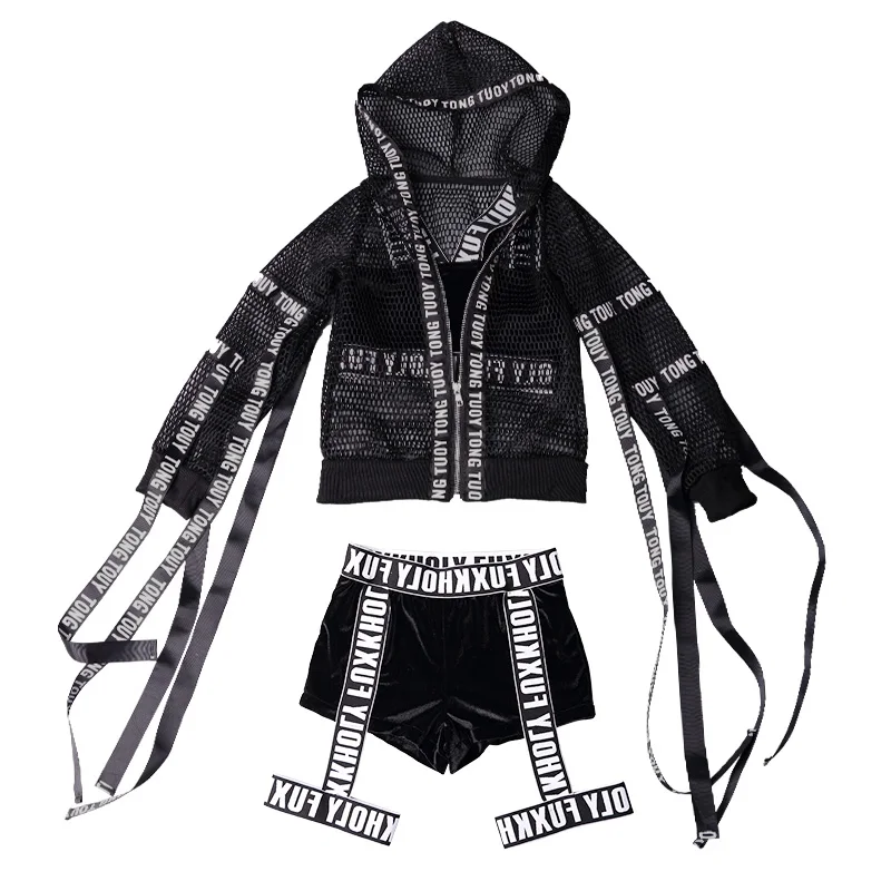 New-Children-DJ-Dance-Costumes-for-Girls-Kids-Child-Competition-Jazz-Stage-Performance-Clothing-110-160CM (2)