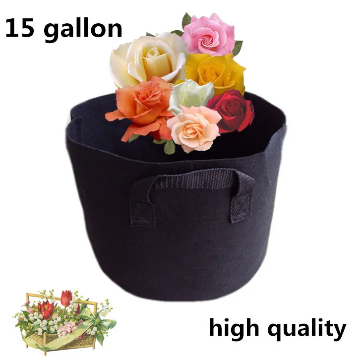 

Pocketgarden 2 pcs home garden balcony garden pots of organic vegetables planting Gardening planting bags 15gallon 35*40cm