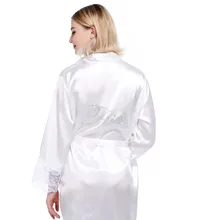 Халат для свадьбы, для невесты, для женщин, для сна, ночное белое свадебное платье, халат, ночное платье, домашняя одежда, ночная рубашка, Халат