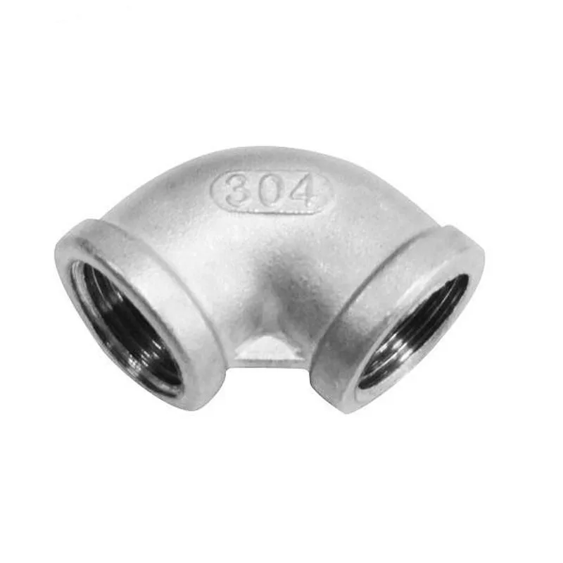 2" Elbow 90 Degree Angled Stainless Steel 304 Female Threaded Pipe Fitting NPT 