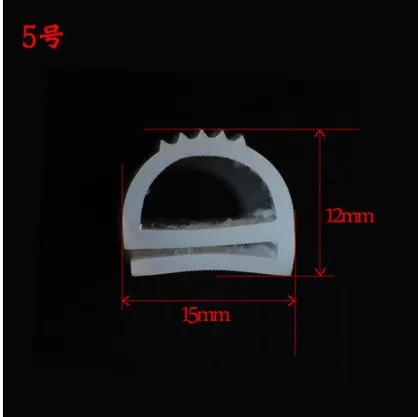 

15 mm x 12mm e article high temperature resistance oven silicone rubber sealing strip weatherstrip