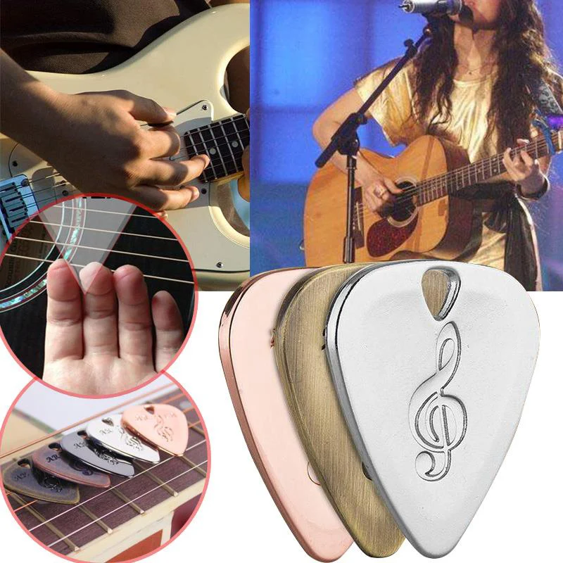 

Picks Guitar Stainless Steel Plectrum High Quality Tools Professional