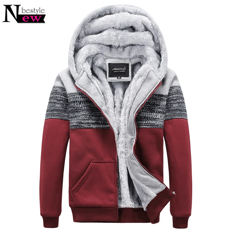

New Bomber Jacket Men Vintage Thickening Fleece Jacket Autumn Winter Mens Jacket Clothes Male Slim Fit Warm Coat 2019 Streetwear