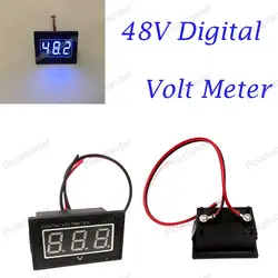 E/ZGO индикатор пыленепроницаемый 48 В G/olf Cart синий Цифровой вольтметр Индикатор заряда аккумулятора клуб автомобиль 48 вольт