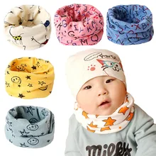 Детский Теплый хлопковый шарф шаль Зимний с рисунком, Удобный шарф NYZ Shop