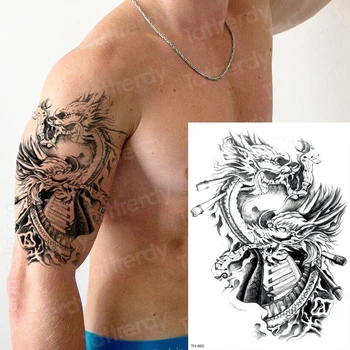 

temporary tattoos for men waterproof temporary arm sleeve tattoo dragon sketches tattoo designs remover tatoo big black body art