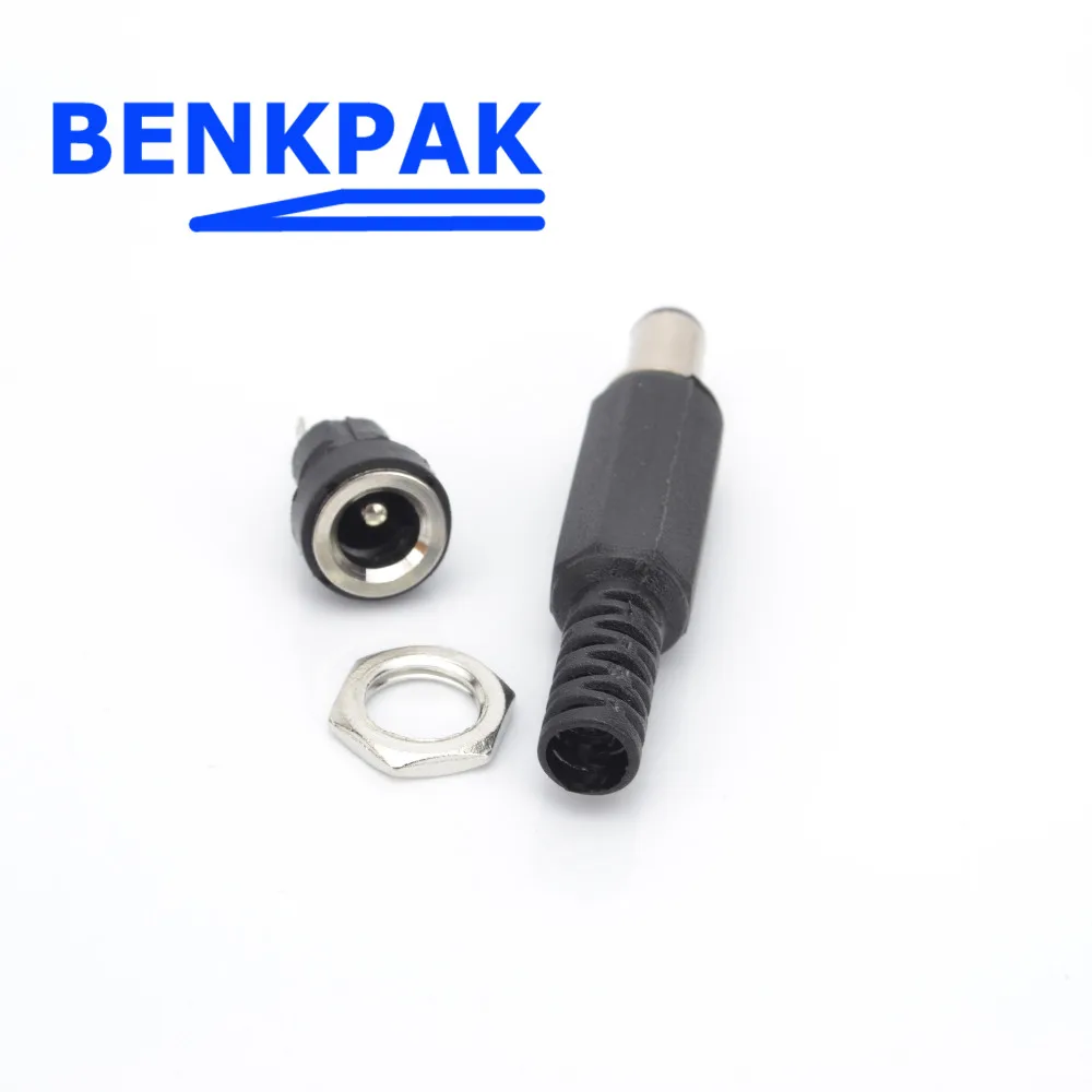 

10pcs dc jack plug socket 2.1*5.5mm dc socket Connector