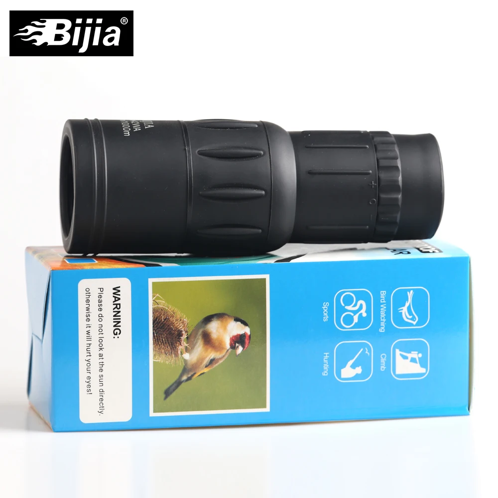 Bijia 30x42 высокомощный Монокуляр с двойным фокусом оптический Spyglass HD точечные