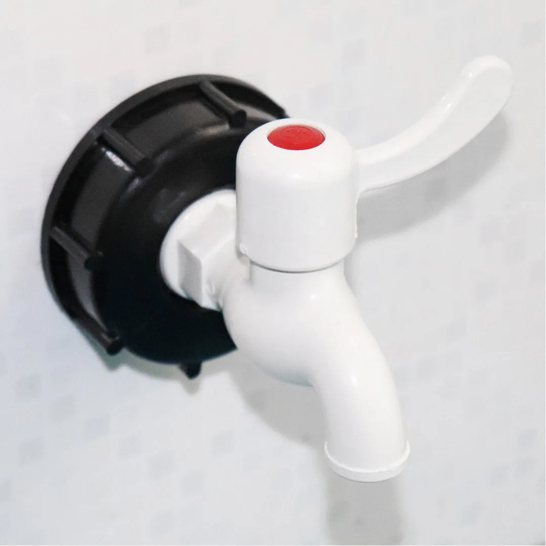 JX-LCLYL 2'' S60x6 Thread IBC Tank Adapter Tap Connector Replacement Valve Fitting