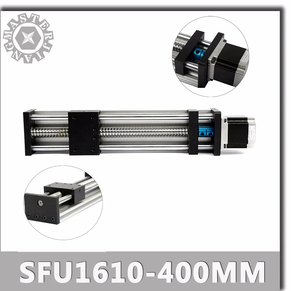 

Stage A SFU1610-400mm Linear Guide Rails Linear Actuator System Module Table Ball Screws 400mm SFU1610 Travel Length Guide