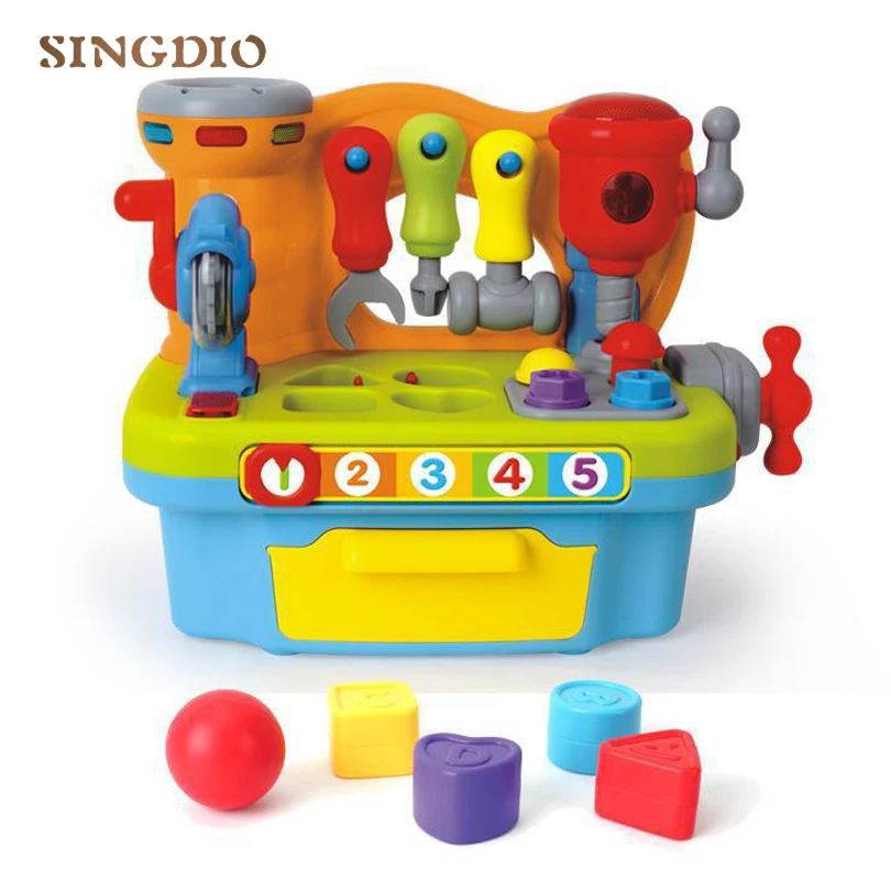 

SINGDIO Multifunctional Tool Set Baby Mini Working Table Newborn Unisex Parenting Time Children Early Intelligence Baby Gift