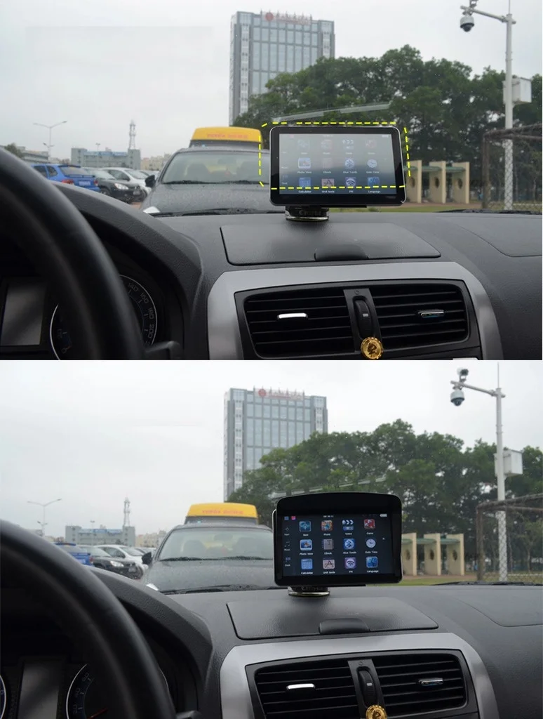 7 дюймов HD Автомобильный gps навигатор емкостный экран FM 8 ГБ/256 Мб автомобиль грузовик gps