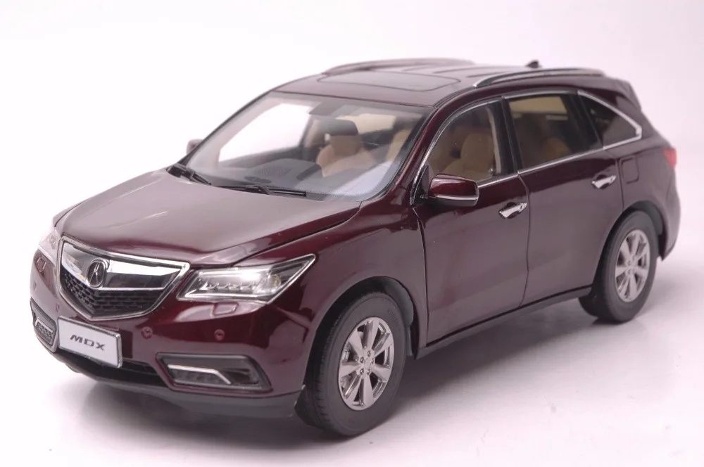 

1:18 Diecast Model for Acura MDX 2016 Red Luxury SUV Alloy Toy Car Miniature Collection Gifts