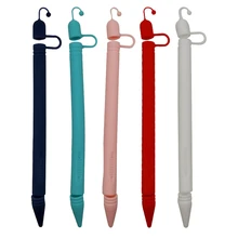 Для сенсорного стилуса Магнитная гильза мягкий силиконовый держатель ручка Набор для Iphone карандаш сенсорный экран Стилус ручка Прямая