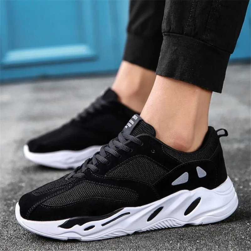 Times New Roman Spring Autumn Men's Fashion Casual Shoes Trend Male Air Mesh Breathable Men For Adult Comfortable Sneakers | Обувь