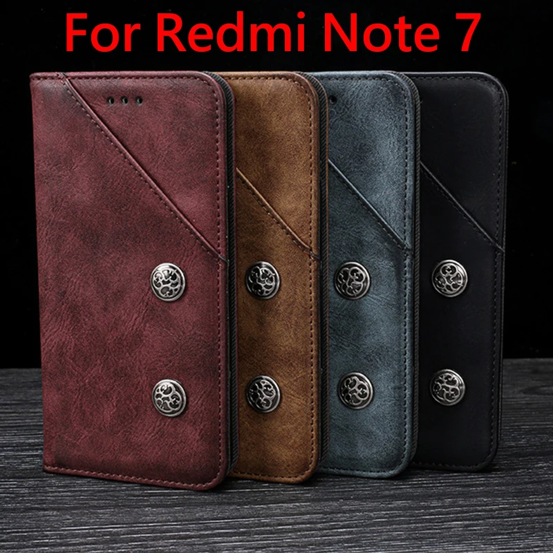 

Magnet Flip Wallet Book Phone Case PU Leather Cover On For Xiaomi Redmi Note 7 8 Pro Note7 Note8 7Pro 8Pro 32/64/128 GB Xiomi