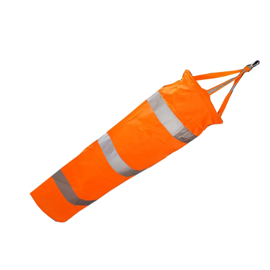 Airport Windsock Outdoor Wind Sock Bag Reflective Belt Grommet with Elegant Character Pattern 60cm 80cm 100cm 150cm
