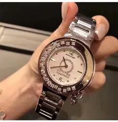 Известный Женские часы Топ взлетно посадочной полосы Роскошные Европейский Дизайн Автоматический кварцевые наручные часы FL2109P