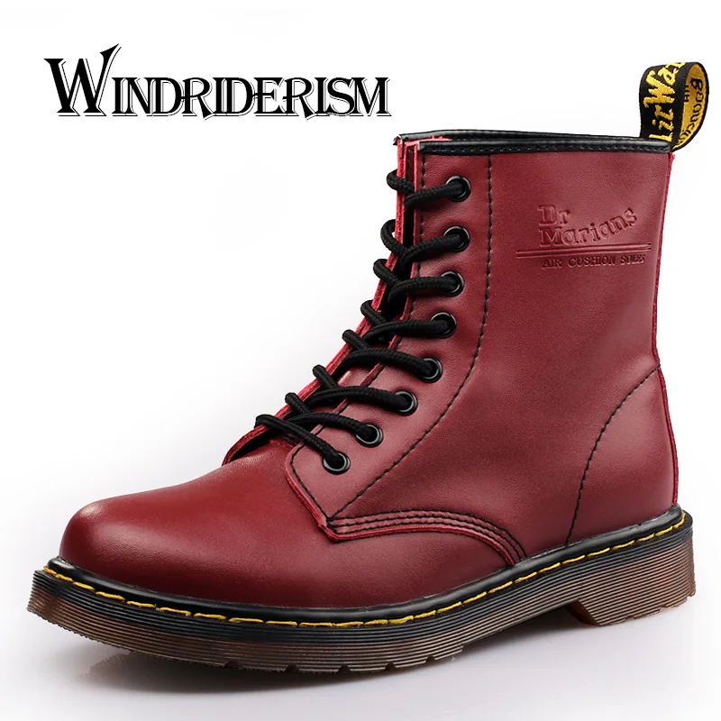 

New Arrival Genuine Leather Men Ankle Boots Fashion Spring Autumn Winter Men Martin Boots Plus Size 35-45 Botas de Hombre Shoes