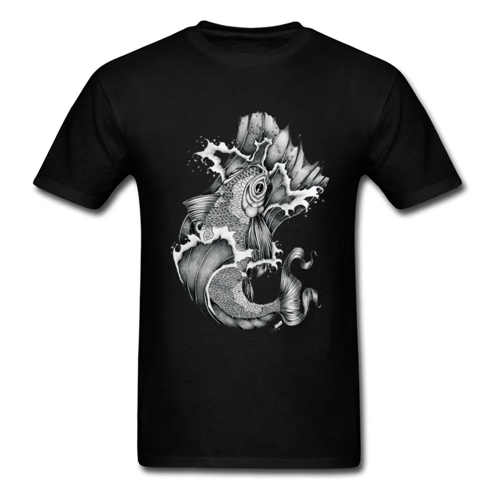 Koi Tattoo Style Art_black