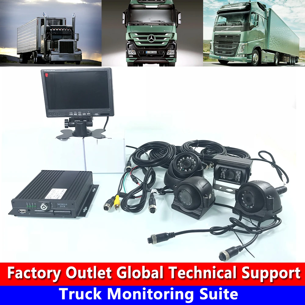 Прямая поставка, партия, видео, 4 способа, 720 P HD грузовик диагностический комплект, автобус/погрузчик/Транспорт PAL/NTSC