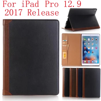 

For Ipad Pro 12.9 Case 2017 Release Magnetic Smart Flip Leather Book Case for IPad Pro 12.9'' 2017 Tablet Cover Auto Sleep/Wake