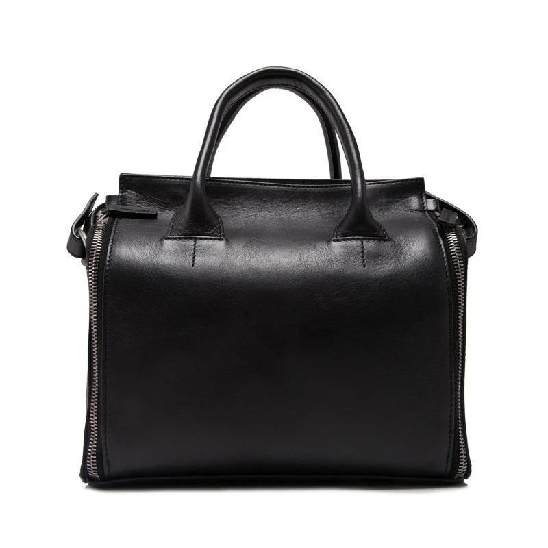 AEQUEEN, Женская однотонная роскошная сумка, вместительная сумка, многофункциональная сумка через плечо, кожаная сумка на плечо, женская сумка, женская сумка-тоут - Цвет: Черный