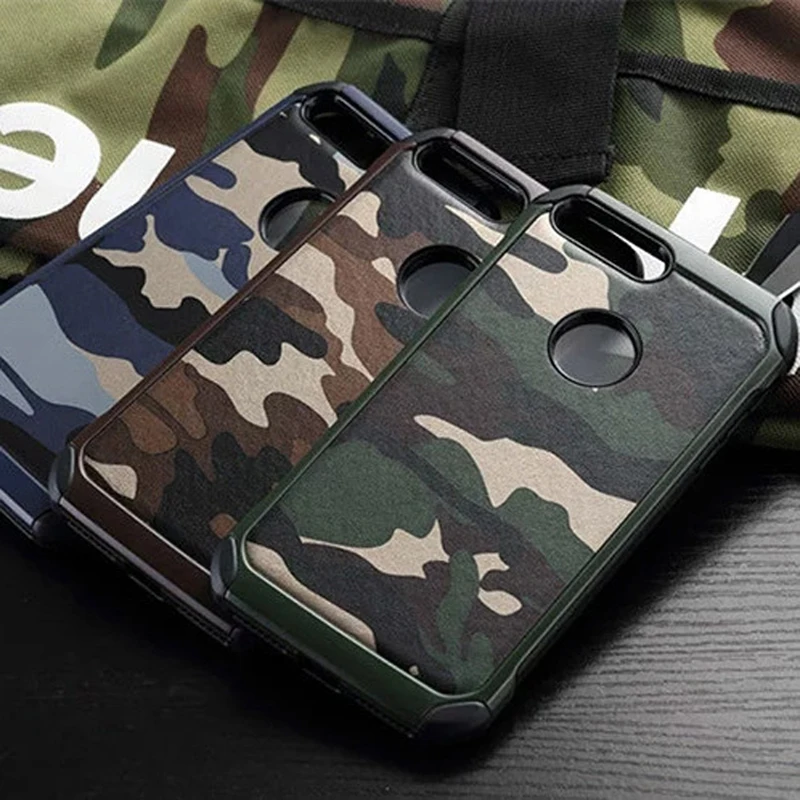 

Case for iPhone X XR XS MAX 2in1 Armor Hybrid Plastic+TPU Army Camo Camouflage Rear with Special Shockproof Angle Phone Cover