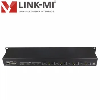 

LINK-MI HDMI 4x4 Professional Video matrix switcher 4 by 4 with ARC compliant with HDMI2.0/HDCP2.2 support 4kx2K 3D LM-MX44-ARC