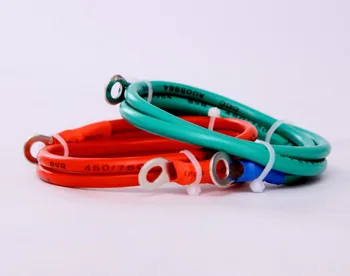 

Free shipping Welding Cable 6 AWG 1.8 feet Battery cable wire 60A True Copper Inverter Cables Battery terminals