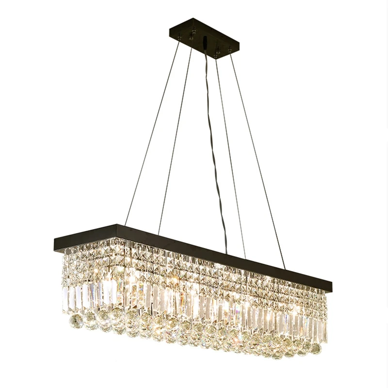 

Modern Simplere restaurant crystal Pendant Lights LED Lustre e14 for Bedroom Living Room Lamps fixture