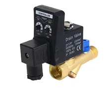 1/2 ''DN15 Электрический таймер Автоматический водяной клапан электромагнитный электронный сливной клапан для воздушного компрессора конденсат подключения/с несколькими секциями