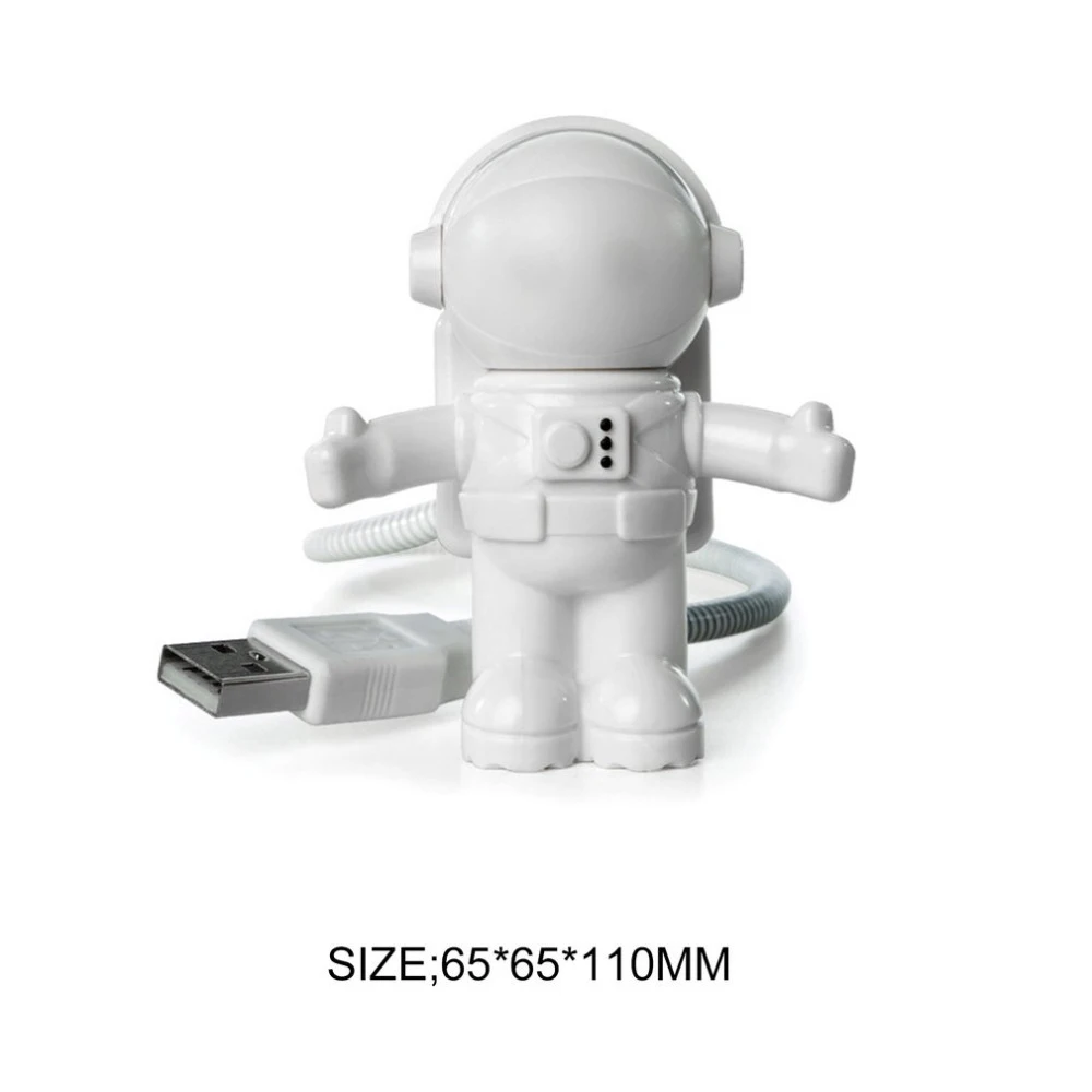 Ночсветильник spaceman астронавт usb светодиодный регулируемый милый ночсветильник