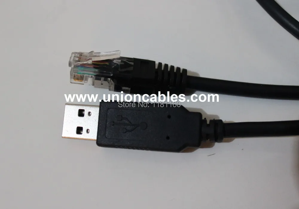 USB to serial RS232 console rollover cable RJ45 for cisco routersin