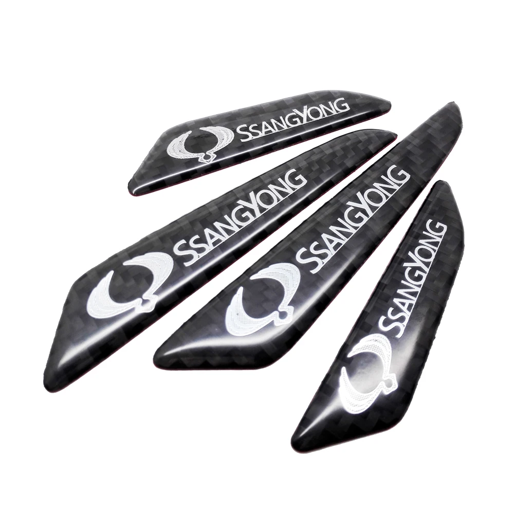 

For Ssangyong ActYon Tivolan Korando Rodius Chairman Rexton Kyron tivoli Door Side Edge Protection Guard Sticker Car Accessories