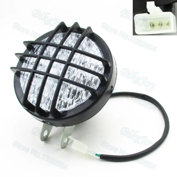 

12V LED Headlight Front Head Light For 50 70cc 90cc 110cc 125cc 150cc 200cc ATV Quad Go Kart Roketa Sunl Taotao Kazuma