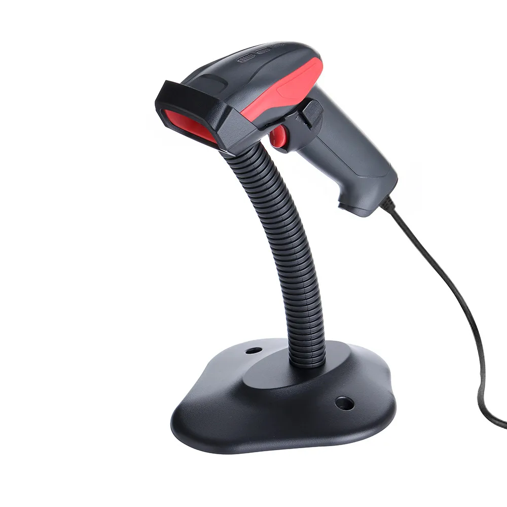 الباركود ماسحة 2D USB السلكية الباركود قارئ AK18 الليزر التلقائي المحمولة يده QR كود قارئ ل POS انخفاض الشحن