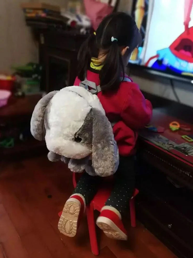 Kawaii плюшевый кролик одеяло «кролик» игрушка чучела Животные Кукла школьная сумка рюкзак детские дети мама подарок на день рождения