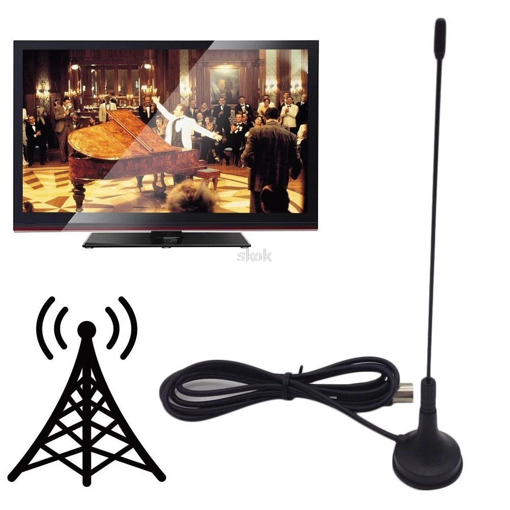

Digital Freeview 5dBi DVB-T TV HDTV Antenna Aerial 1.4M A09 dropshipping
