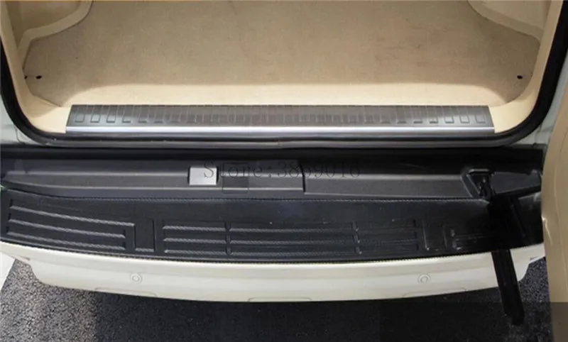 

Inner Rear Bumper Protector Tail Trunk Guard Sill Plate Scuff Trim Cover For Toyota Prado FJ150 2010 2011 2012 2013-2018 5 Seats