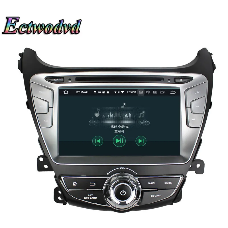 Clearance Ectwodvd Octa Core 4G RAM 64G ROM Android 9.0 Car Multimedia DVD Player GPS HeadUnit For Hyundai Elantra 2014 2015- 12