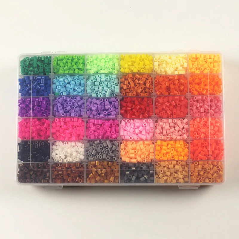 36 Color Hama Beads Perler Beads box set EVA Fuse beads for Children