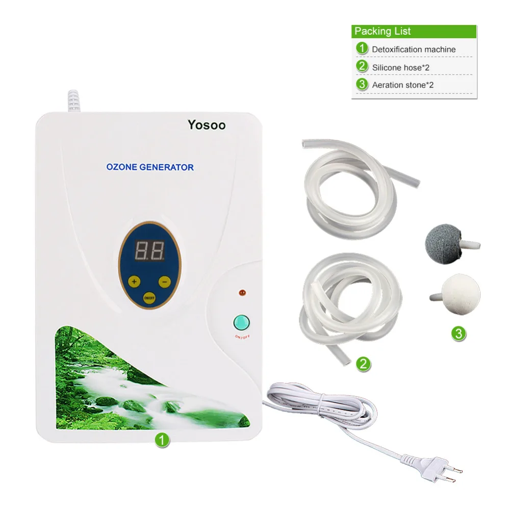 600mg/h Ozone Generator Ozonator Ionizer O3 Timer Air Purifiers Oil  Vegetable Meat Fresh Purify Air Water 110v-220v Air Purifiers AliExpress